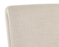 Sunpan Cascata Dining Chair in Effie Linen / Meg Rust / Moss Green / Marseille Black/Camel Leather