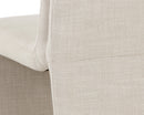 Sunpan Cascata Dining Chair in Effie Linen / Meg Rust / Moss Green / Marseille Black/Camel Leather