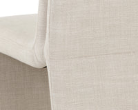 Sunpan Cascata Dining Chair in Effie Linen / Meg Rust / Moss Green / Marseille Black/Camel Leather