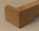 Sunpan Ionic Sofa in Meg Ash / Gold / Taupe