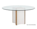 Sunpan Danbury Dining Table Base - Modern Cream
