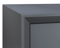 Sunpan Danbury Media Console And Cabinet In Slate Navy