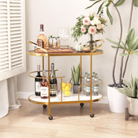 Zuo Modern Antalya Bar Cart Multicolor