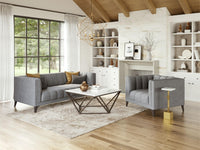 Zuo Modern Punta Cana Sofa Leonardo in Ash/Snow