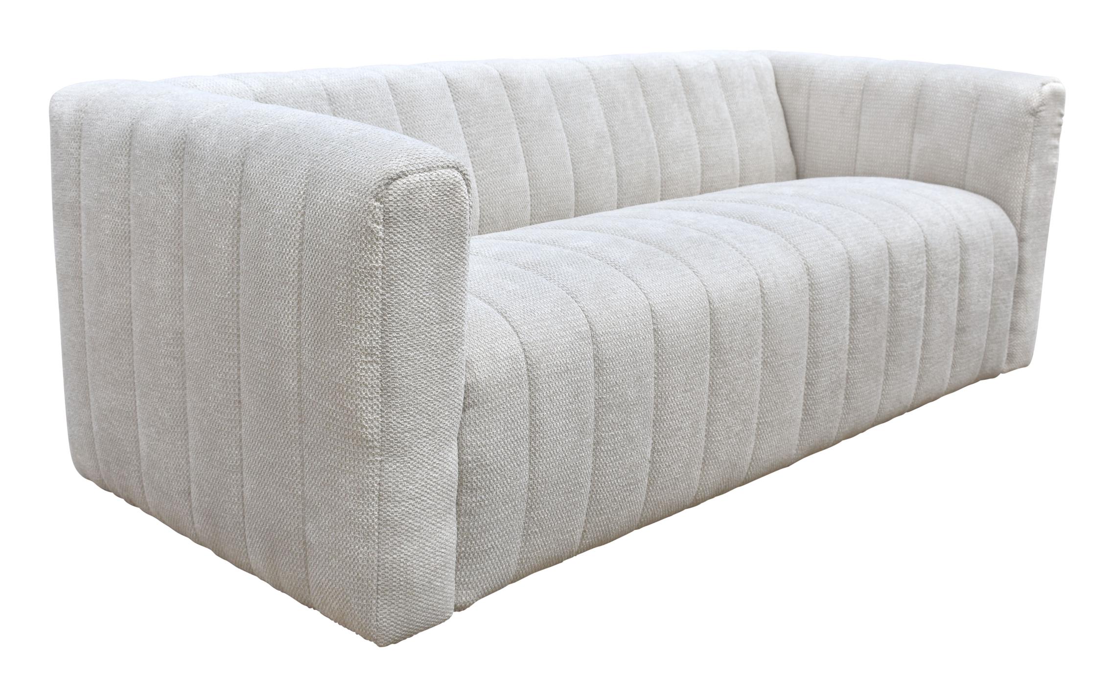 Zuo Modern Puerto Plata Sofa Dason in Snow/Granite