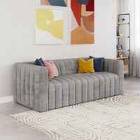 Zuo Modern Puerto Plata Sofa Dason in Snow/Granite