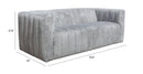 Zuo Modern Puerto Plata Sofa Dason in Snow/Granite