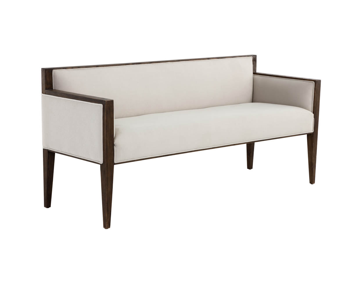 Sunpan Babel Bench in Cube Mist Grey