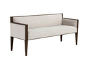 Sunpan Babel Bench in Cube Mist Grey