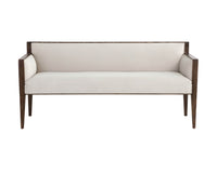 Sunpan Babel Bench in Cube Mist Grey