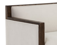 Sunpan Babel Bench in Cube Mist Grey