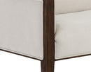 Sunpan Babel Bench in Cube Mist Grey