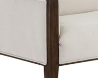 Sunpan Babel Bench in Cube Mist Grey