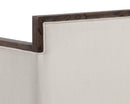 Sunpan Babel Bench in Cube Mist Grey