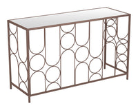 Zuo Modern Convale Console Table in Bronze