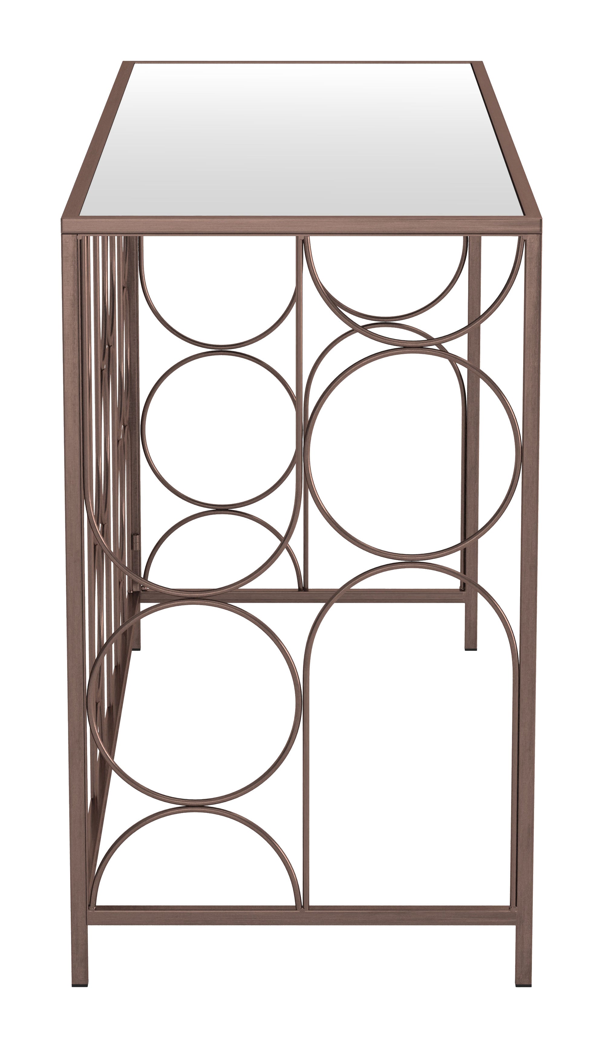 Zuo Modern Convale Console Table in Bronze