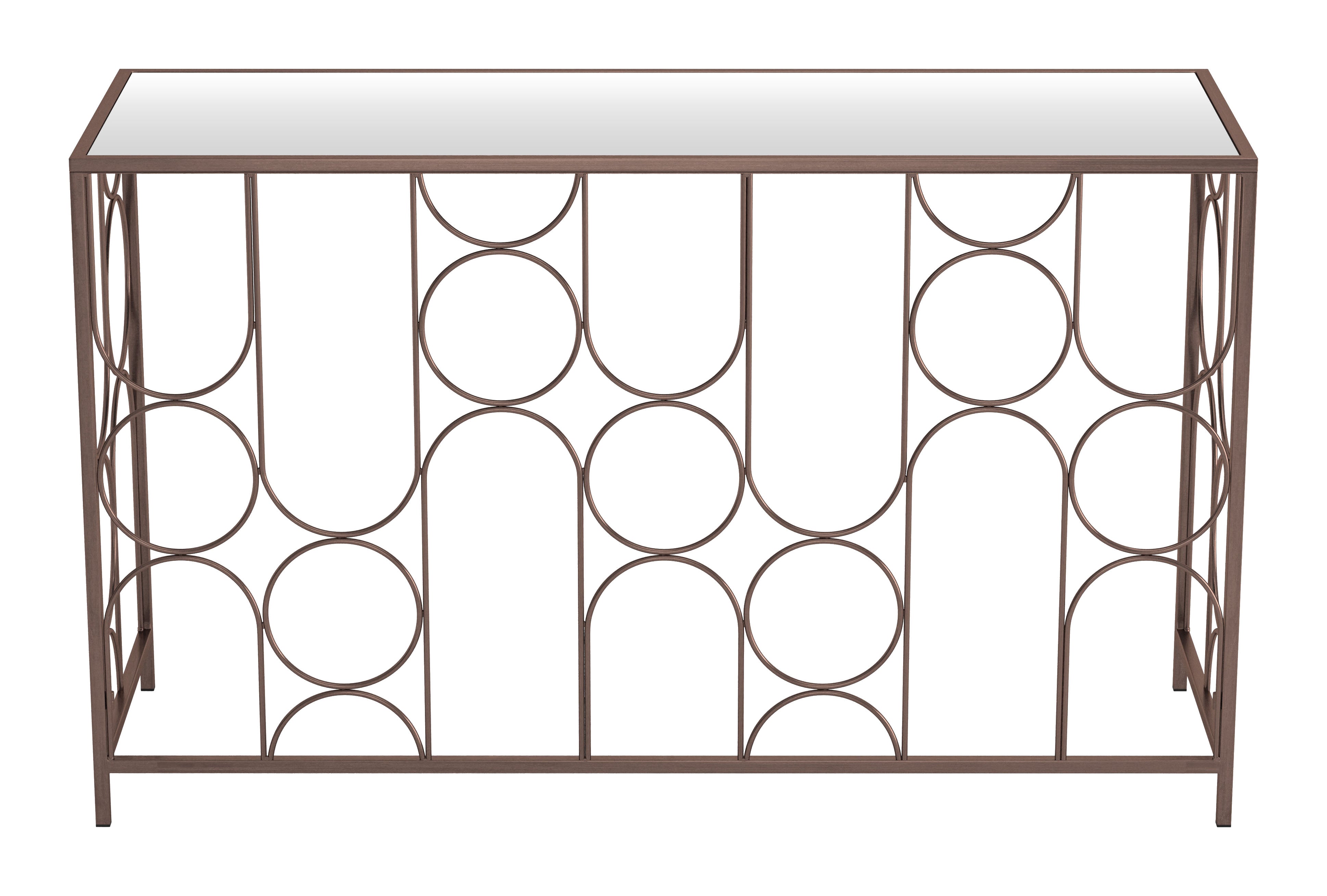 Zuo Modern Convale Console Table in Bronze