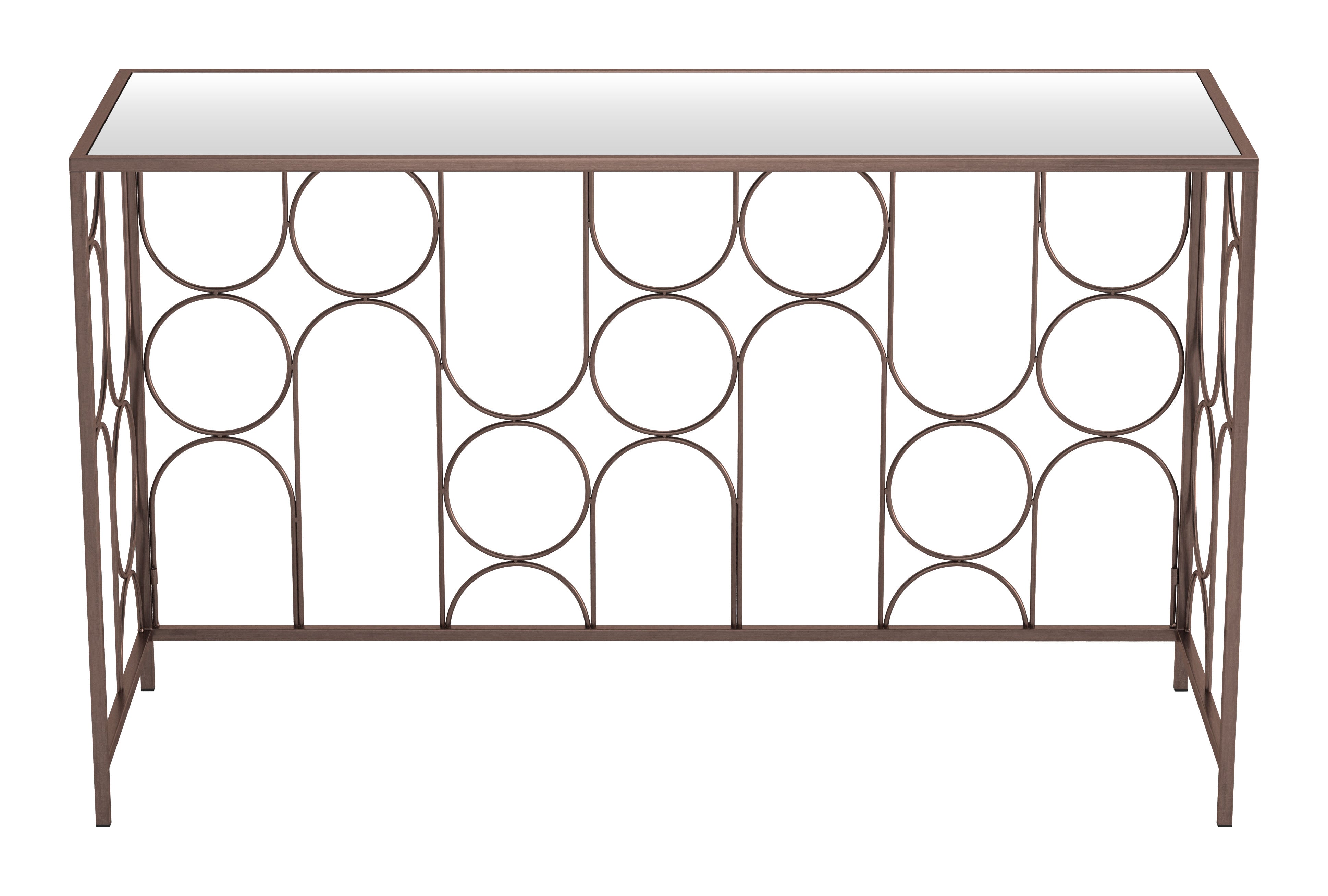 Zuo Modern Convale Console Table in Bronze