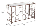 Zuo Modern Convale Console Table in Bronze