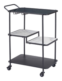 Zuo Modern Constanza Bar Cart in Black
