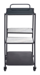 Zuo Modern Constanza Bar Cart in Black