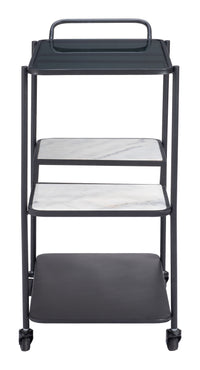 Zuo Modern Constanza Bar Cart in Black