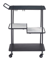 Zuo Modern Constanza Bar Cart in Black