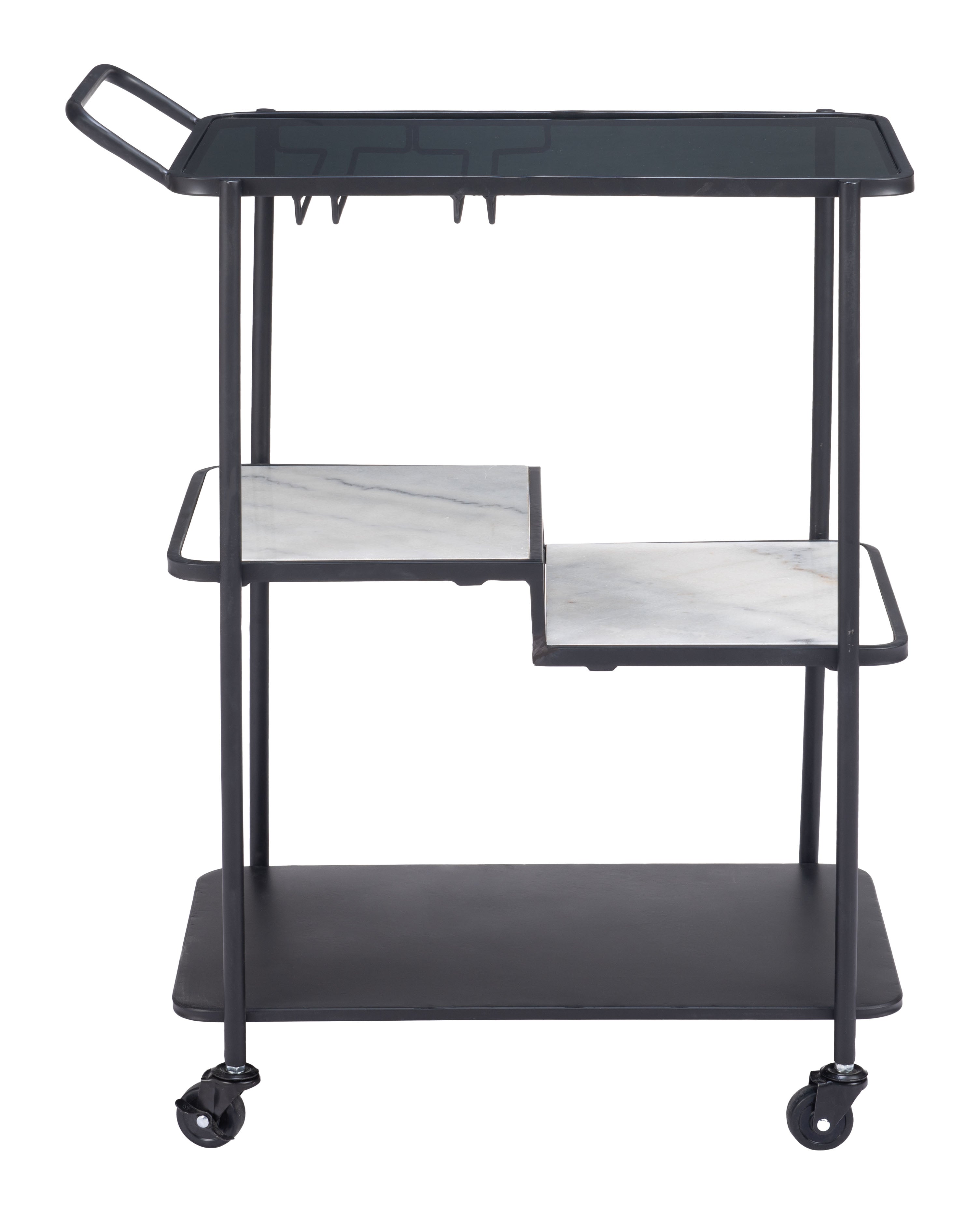 Zuo Modern Constanza Bar Cart in Black