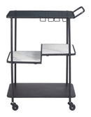Zuo Modern Constanza Bar Cart in Black