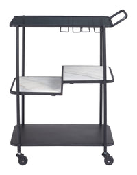 Zuo Modern Constanza Bar Cart in Black