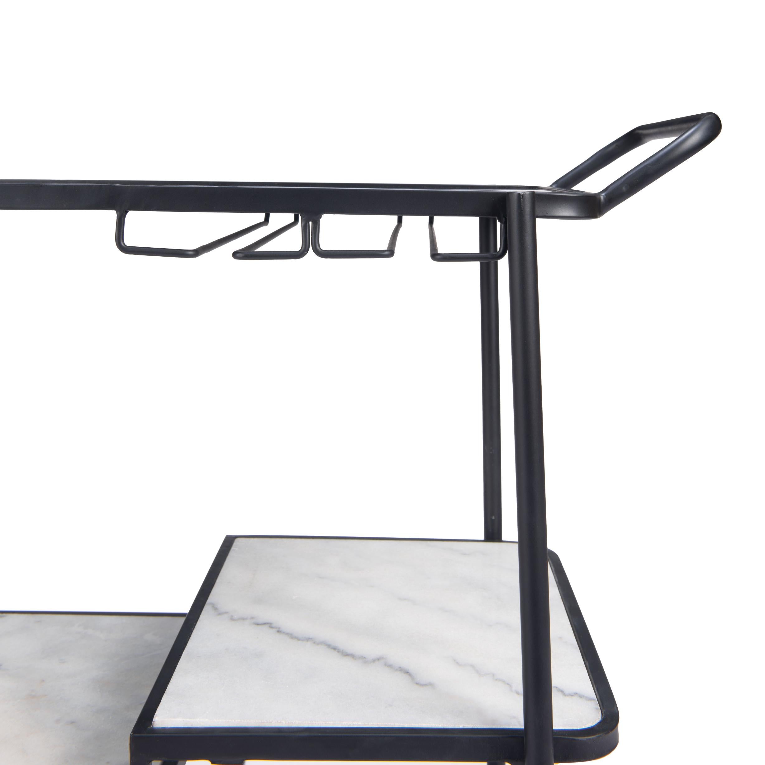 Zuo Modern Constanza Bar Cart in Black