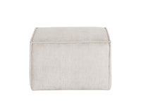 Sunpan Calista Ottoman In Abbington Navy/Navarro Stone/Treasure Gold - Small