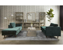 Sunpan Daytona Sofa in Aspect Forest/Dream Cream