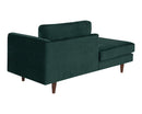 Sunpan Daytona Sofa in Aspect Forest/Dream Cream
