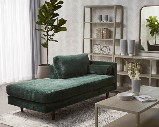 Sunpan Daytona Sofa in Aspect Forest/Dream Cream
