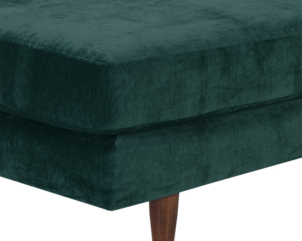 Sunpan Daytona Sofa in Aspect Forest/Dream Cream