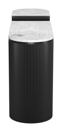 Zuo Modern Ormara Console Table Set in White and Black - 2-Piece