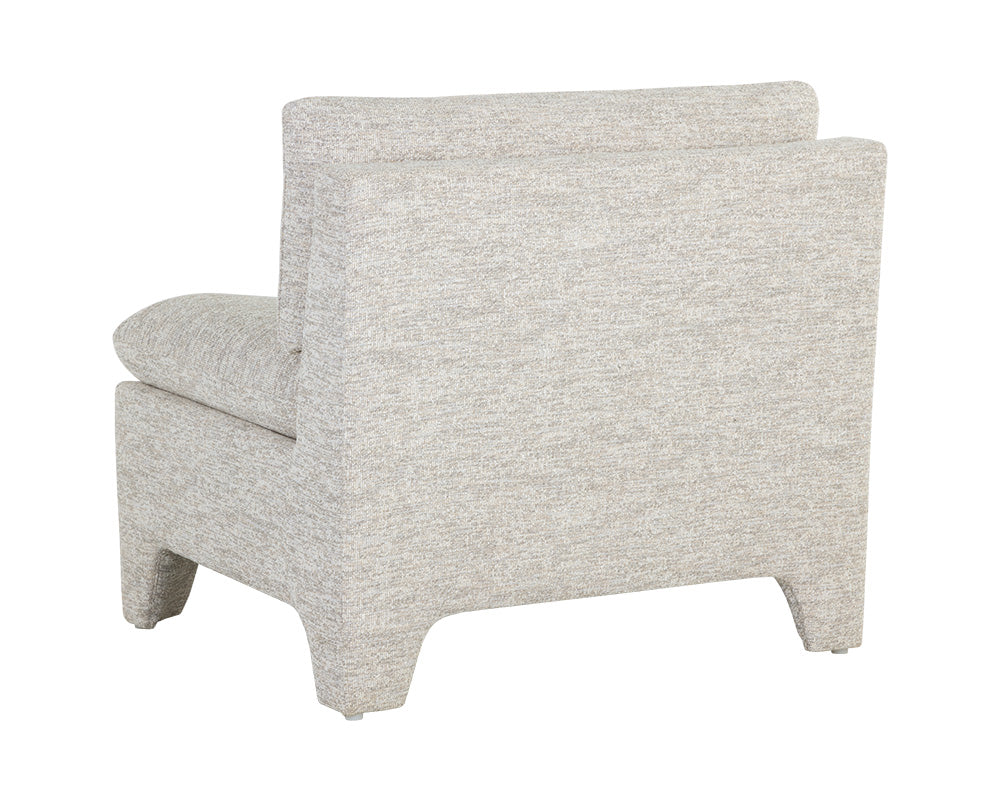 Sunpan Dallin Lounge Chair in Boho Oatmeal / Sesame