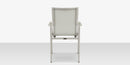 DecoScapes Tide Aluminum Sling Dining Arm Chair