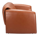 Zuo Modern Horten Sofa in Brown/Red