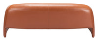 Zuo Modern Horten Sofa in Brown/Red