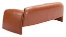 Zuo Modern Horten Sofa in Brown/Red