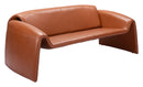 Zuo Modern Horten Sofa in Brown/Red