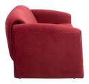 Zuo Modern Horten Sofa in Brown/Red