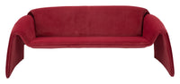 Zuo Modern Horten Sofa in Brown/Red