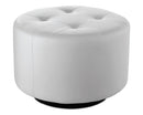 SUNPAN Domani Swivel Ottoman - Large In Graphite/Onyx/Orange/Snow