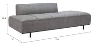 Zuo Modern Confection Sofa in Brown/Gray