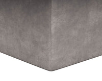 Sunpan Azelia Coffee Table in Camel Leather/Light Grey Leather
