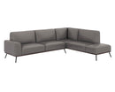 Sunpan Brandi Sofa Chaise in Camel Leather