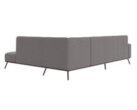 Sunpan Brandi Sofa Chaise in Camel Leather